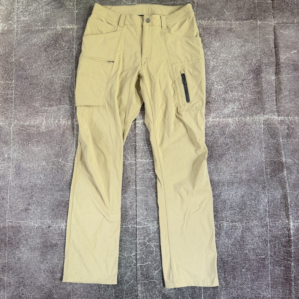 Men's The North Face Retrac Tech Paramount Tan Utility Hiking Pants Sz 30 X 32